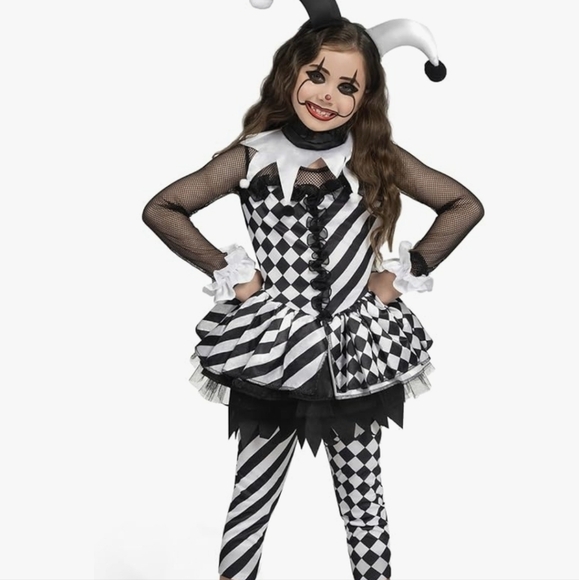 NWOT Mepase Punky Jester clown Halloween costume Size Medium - Picture 5 of 5